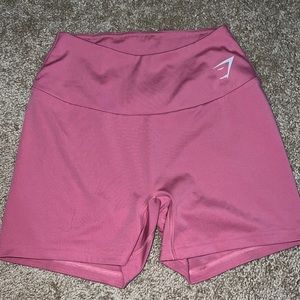 Pink Gymshark shorts